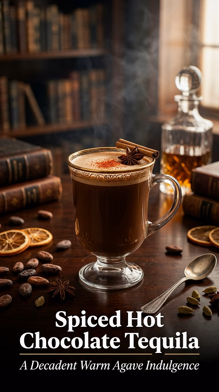 Spiced Hot Chocolate Tequila