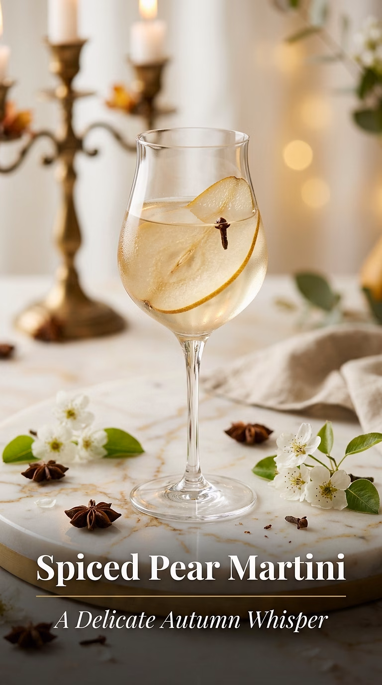 Spiced Pear Martini