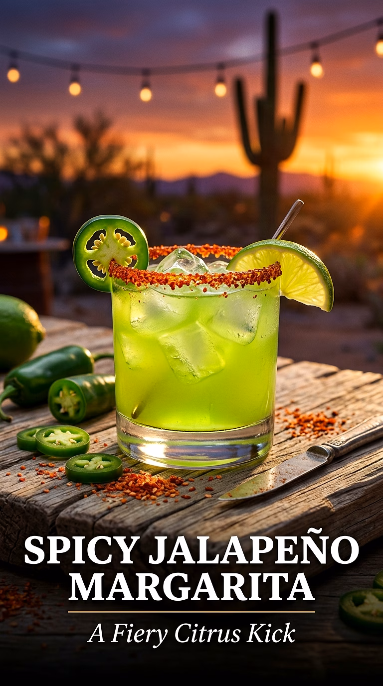 Spicy Jalapeño Citrus Margarita