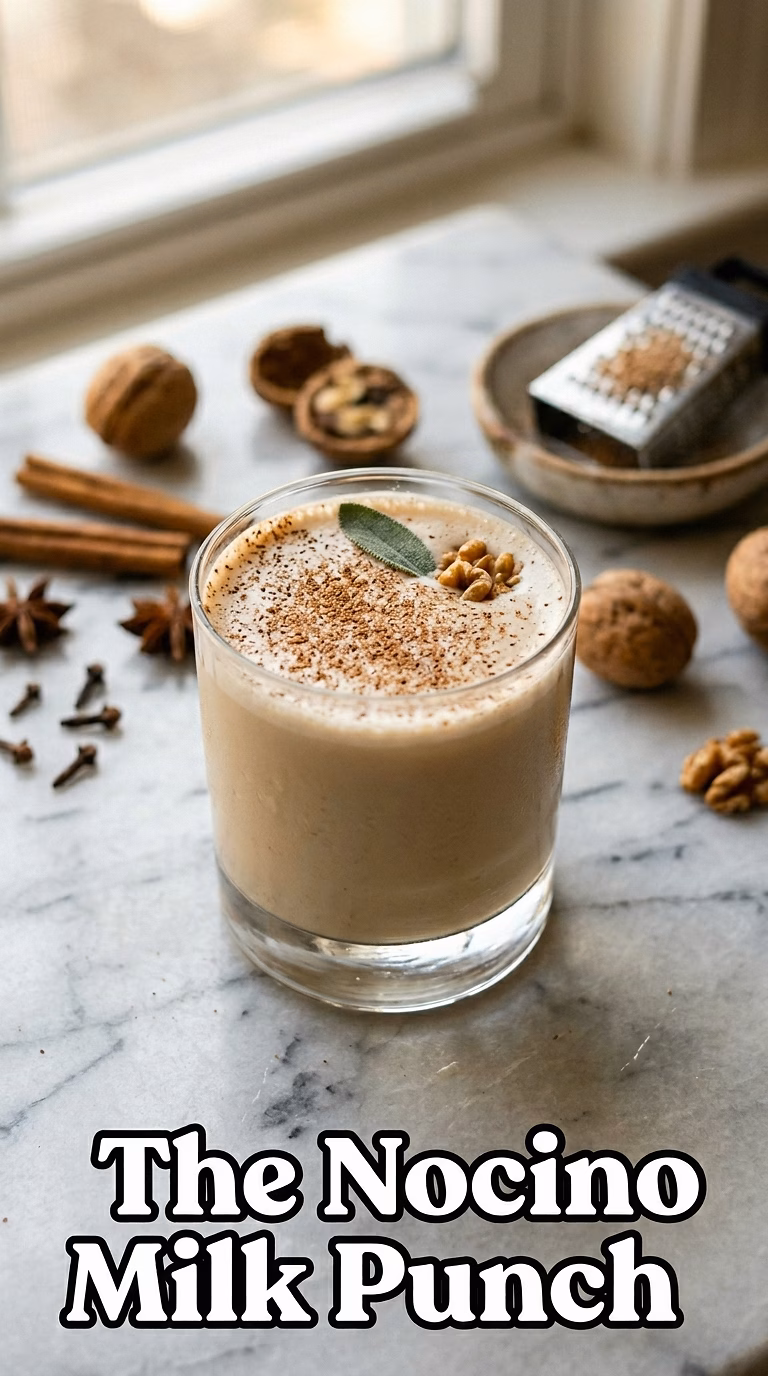 The Nocino Milk Punch