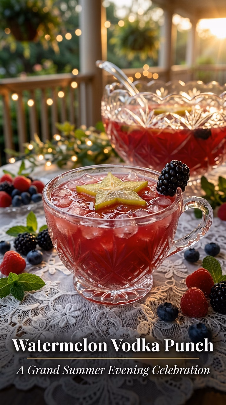 Watermelon Vodka Punch