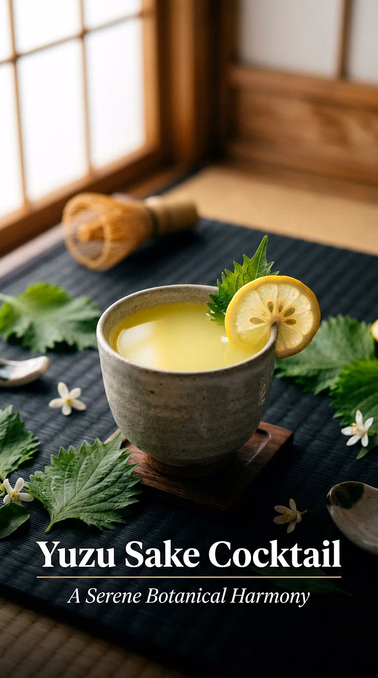 Yuzu Sake Cocktail