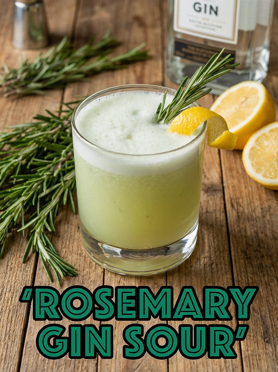 Rosemary Gin Sour