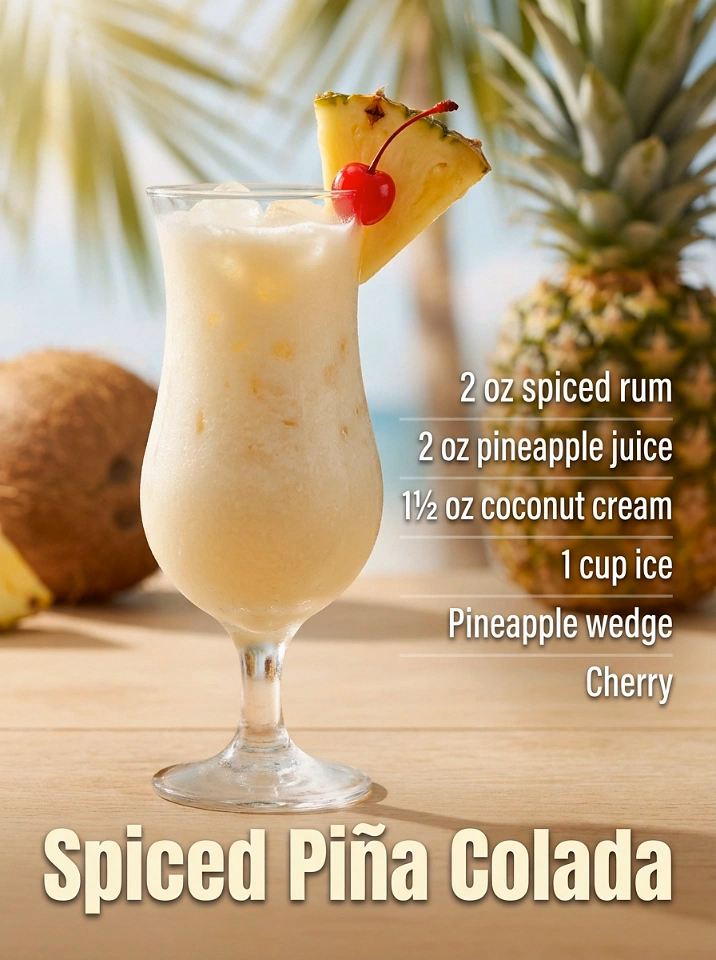 9. 🍍Spiced Piña Colada