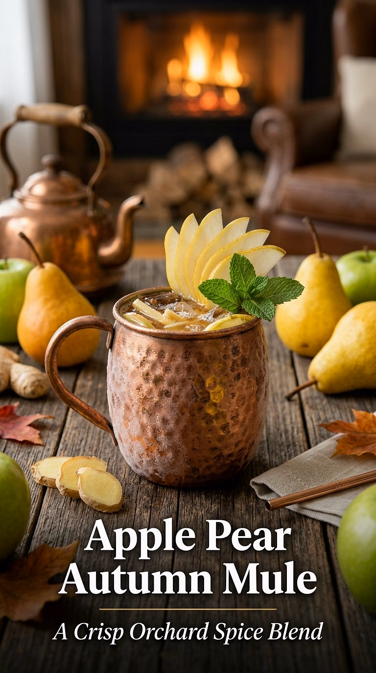 Apple Pear Autumn Mule