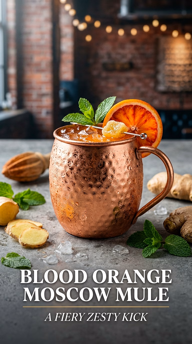Blood Orange Moscow Mule