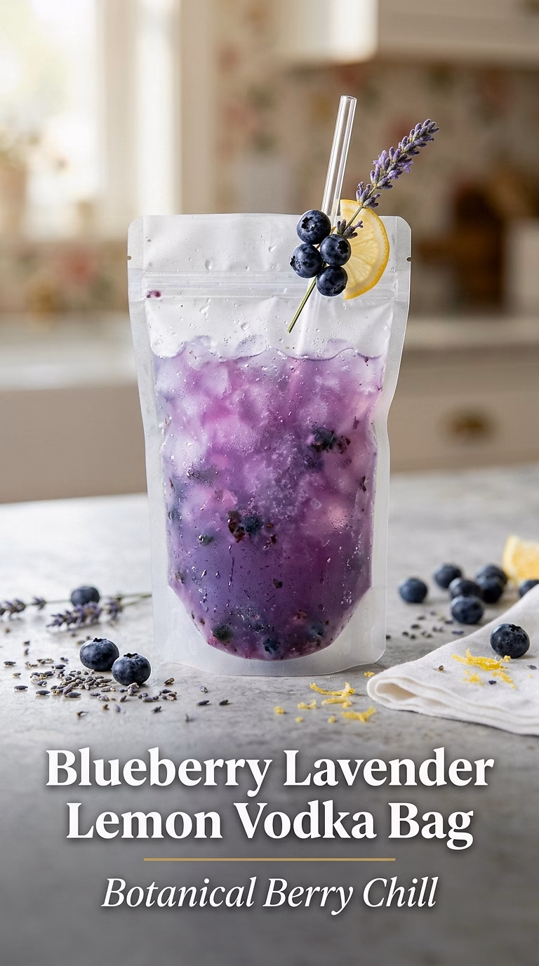 Blueberry Lavender Lemon Vodka Bag