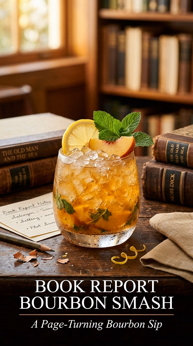 Book Report Bourbon Smash