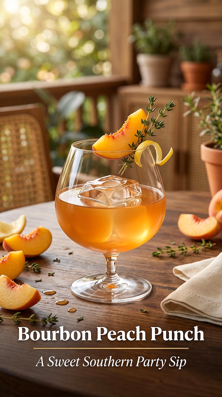 Bourbon Peach Punch