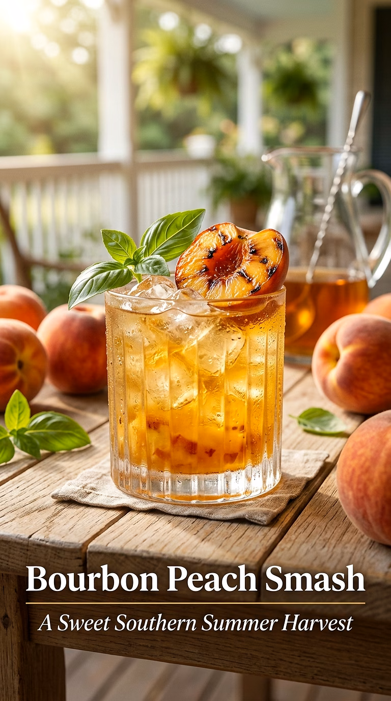 Bourbon Peach Smash