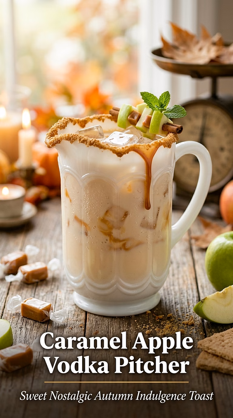 Caramel Apple Vodka Pitcher