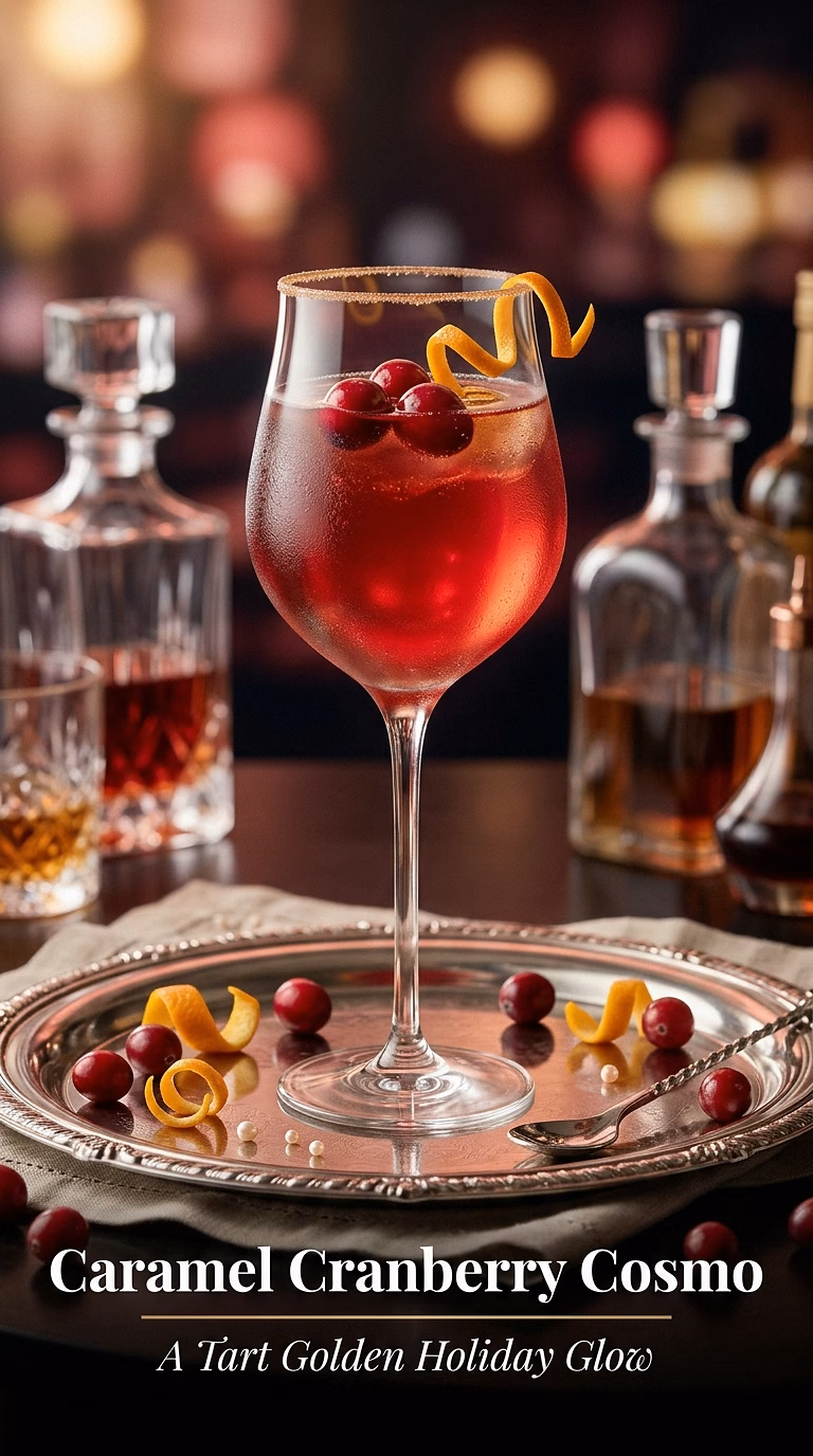 Caramel Cranberry Cosmo