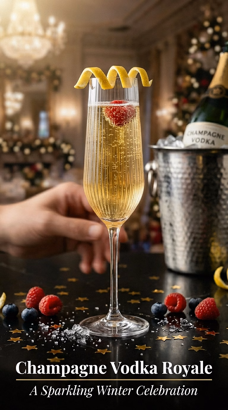 Champagne Vodka Royale