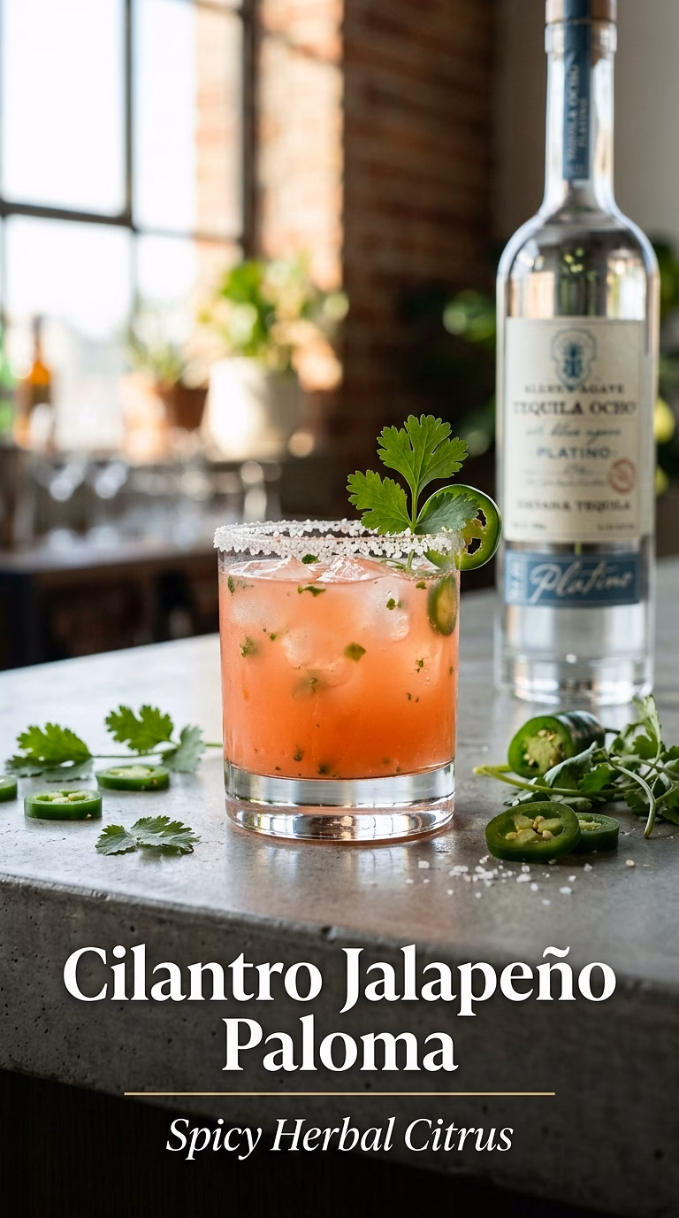 Cilantro Jalapeño Paloma
