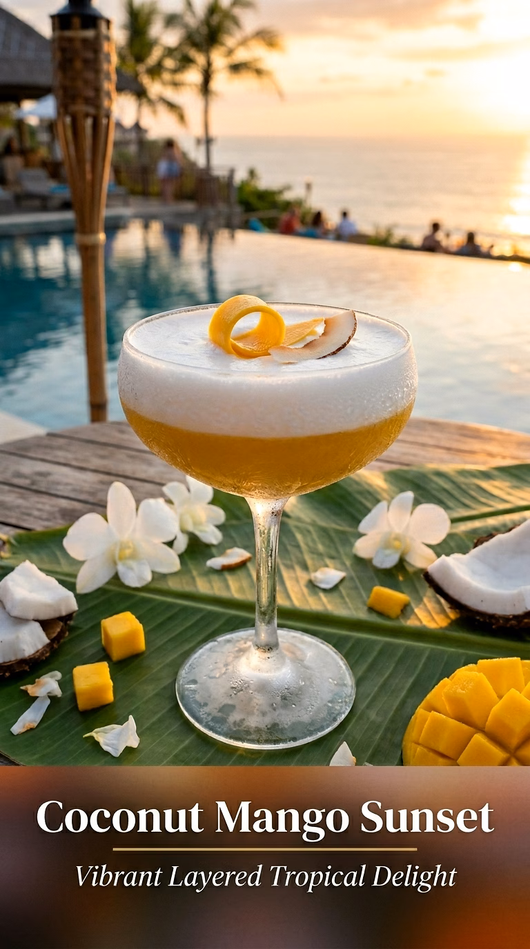 Coconut Mango Sunset