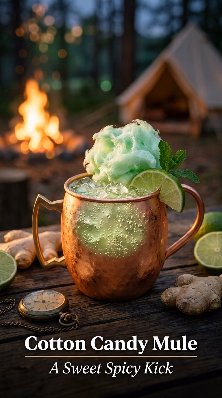 Cotton Candy Moscow Mule