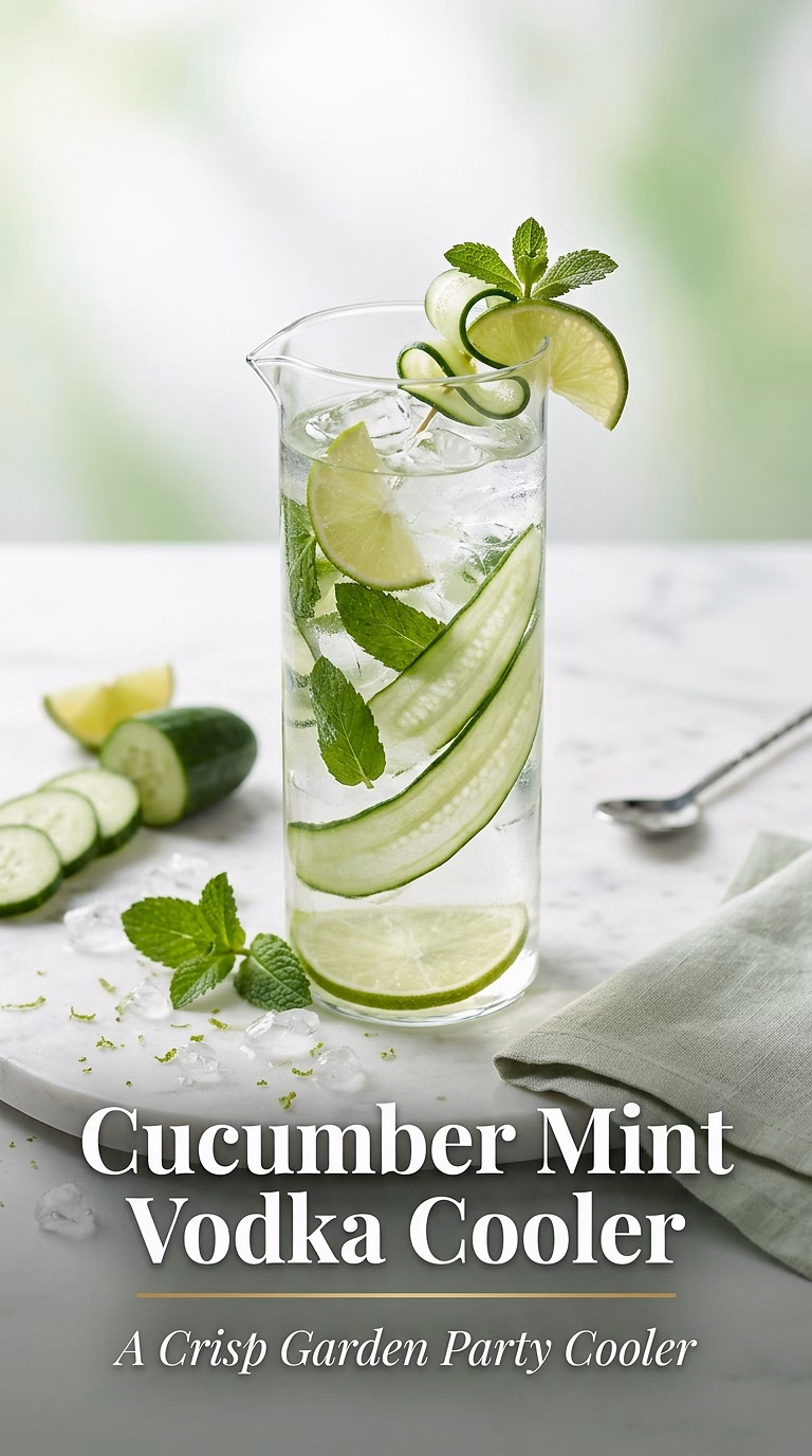 Cucumber Mint Vodka Cooler
