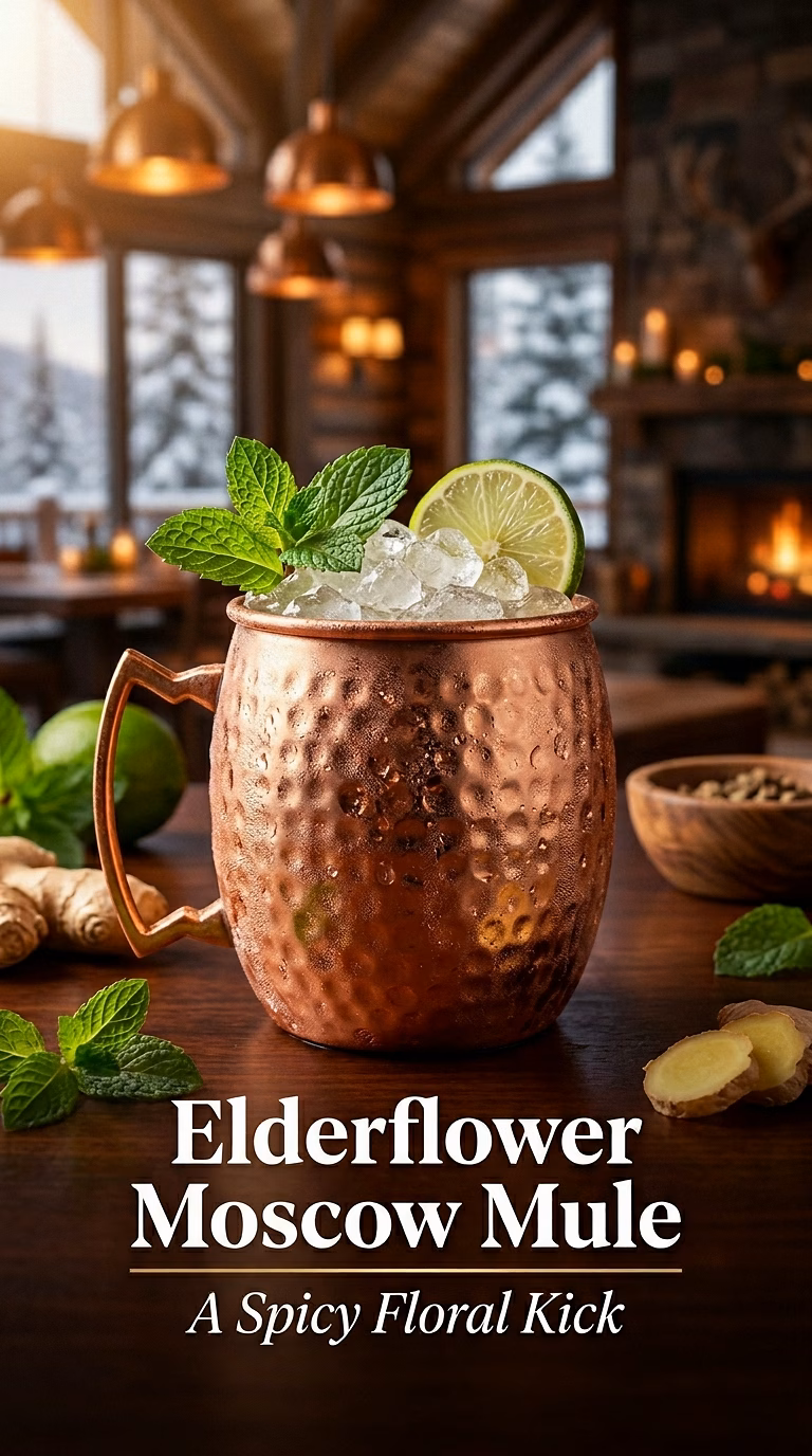 Elderflower Moscow Mule