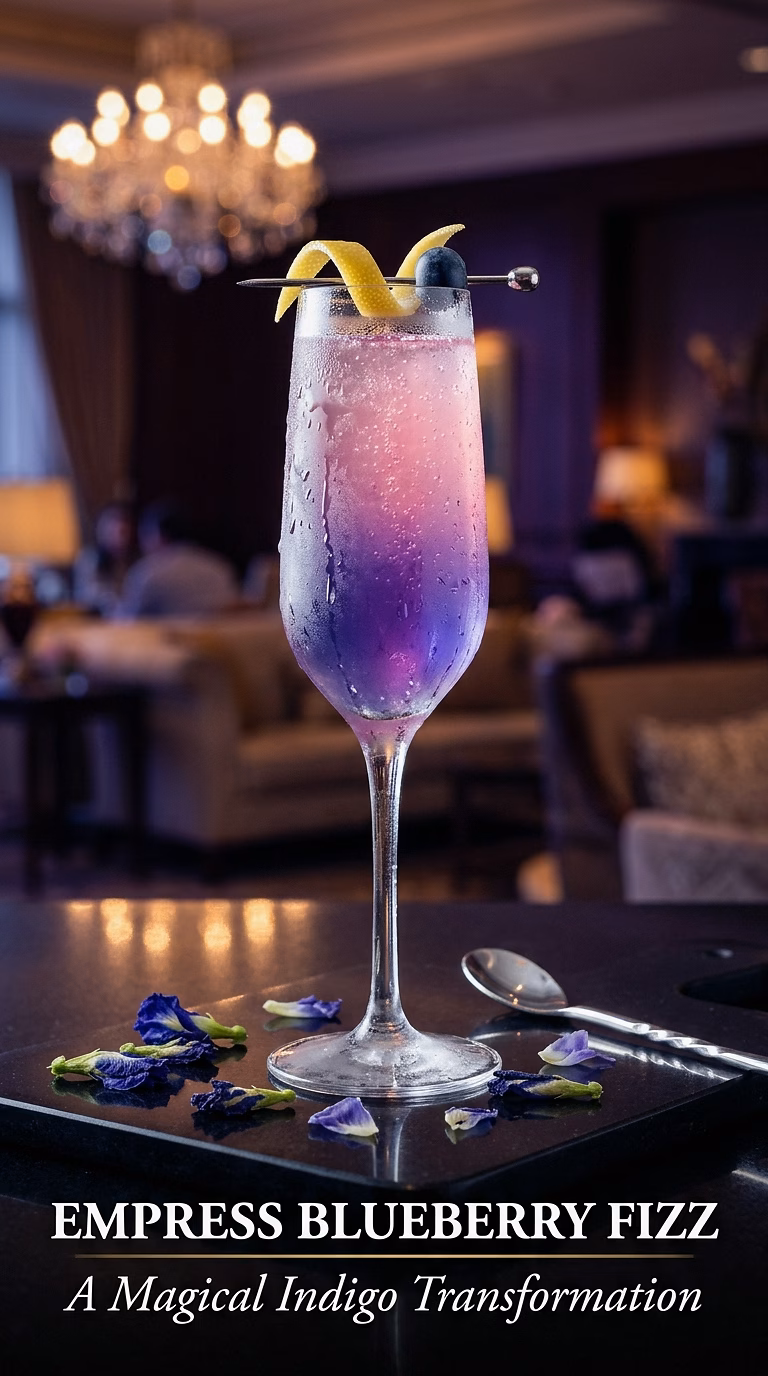 Empress Gin Blueberry Fizz