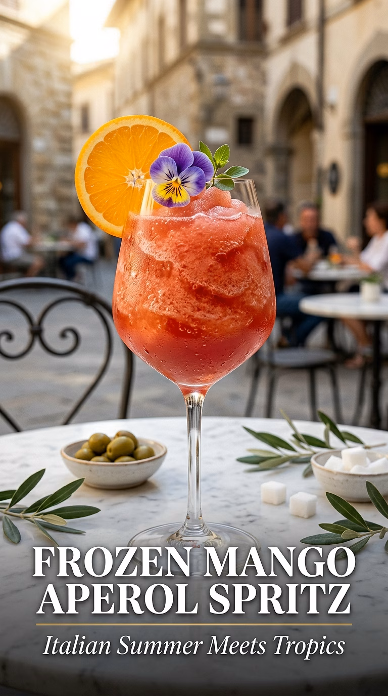 Frozen Mango Aperol Spritz Slush