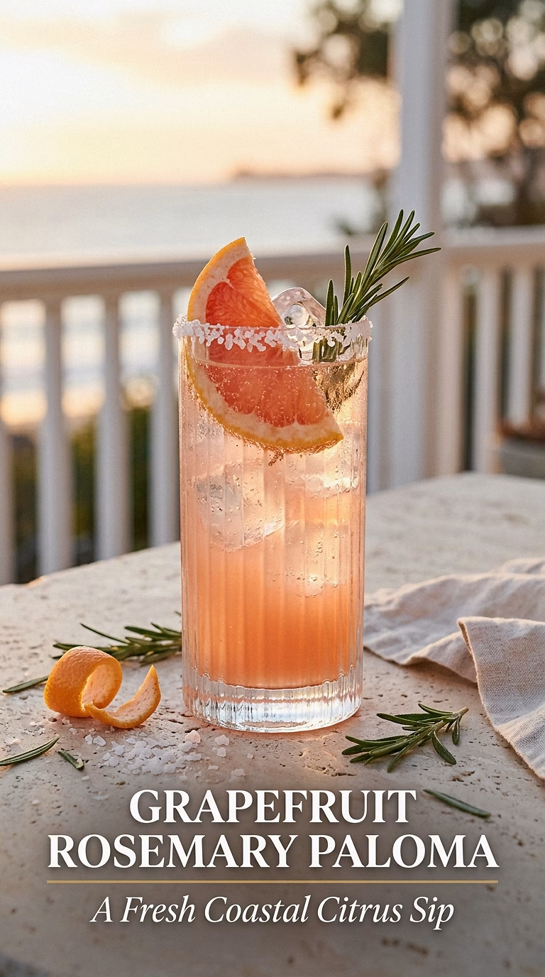 Grapefruit Rosemary Paloma