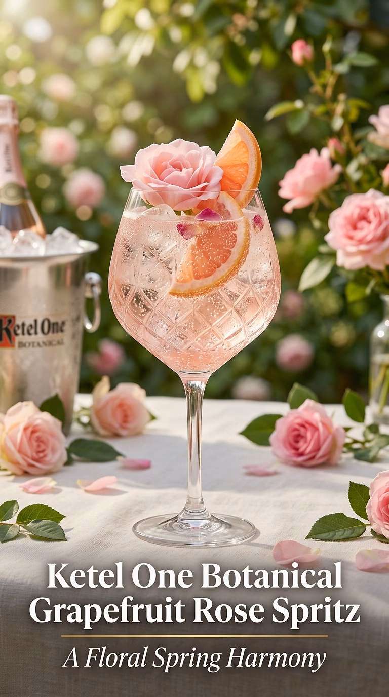 Ketel One Botanical Grapefruit Rose Spritz
