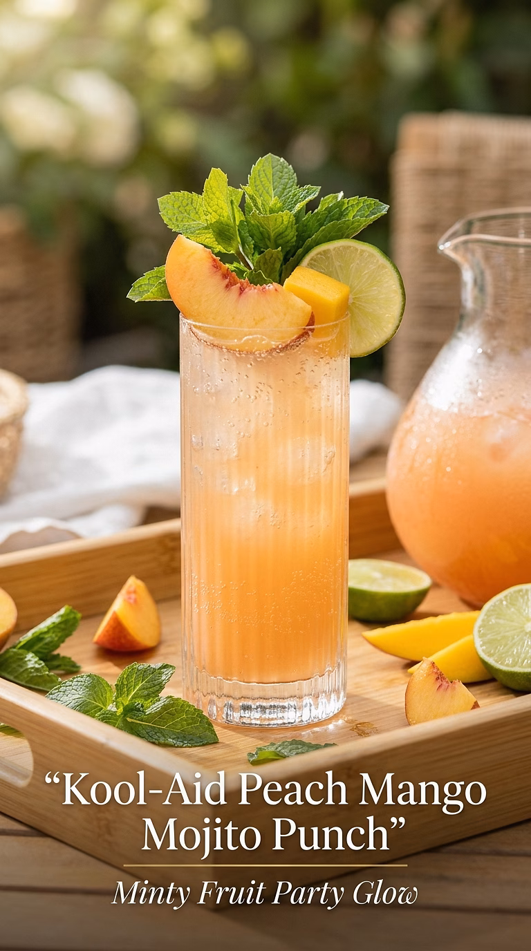 Kool-Aid Peach Mango Mojito Punch