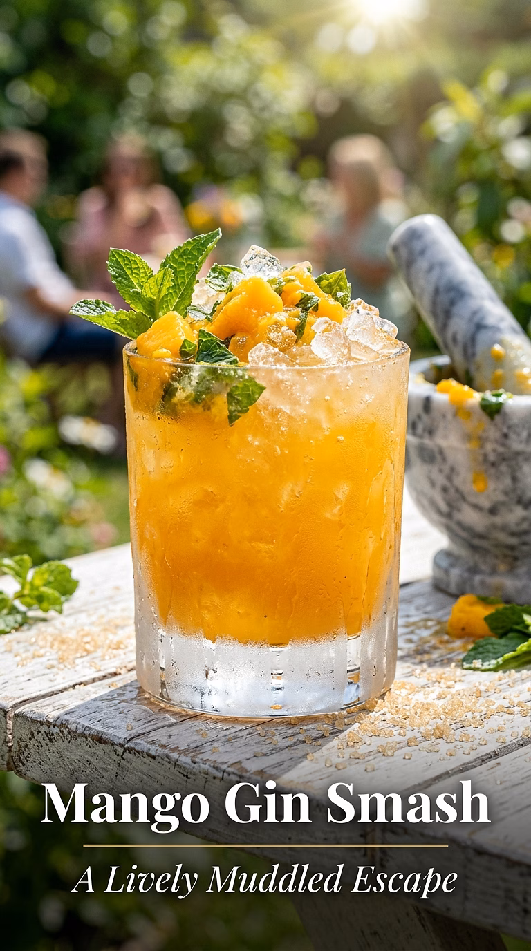 Mango Gin Smash