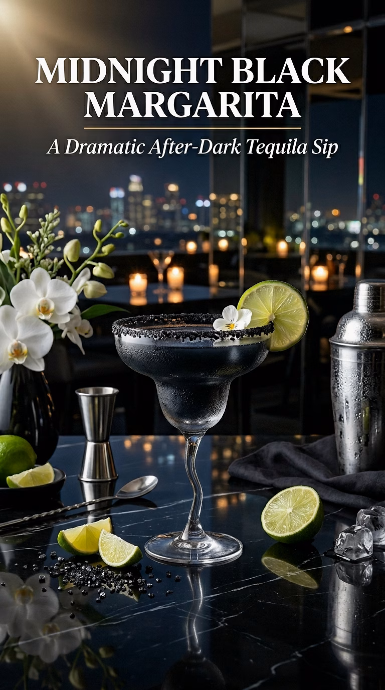 Midnight Black Margarita