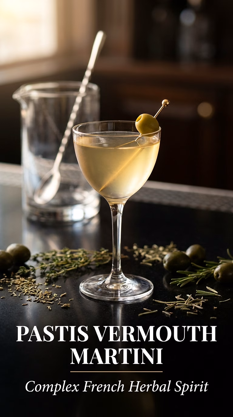 Pastis Vermouth Martini