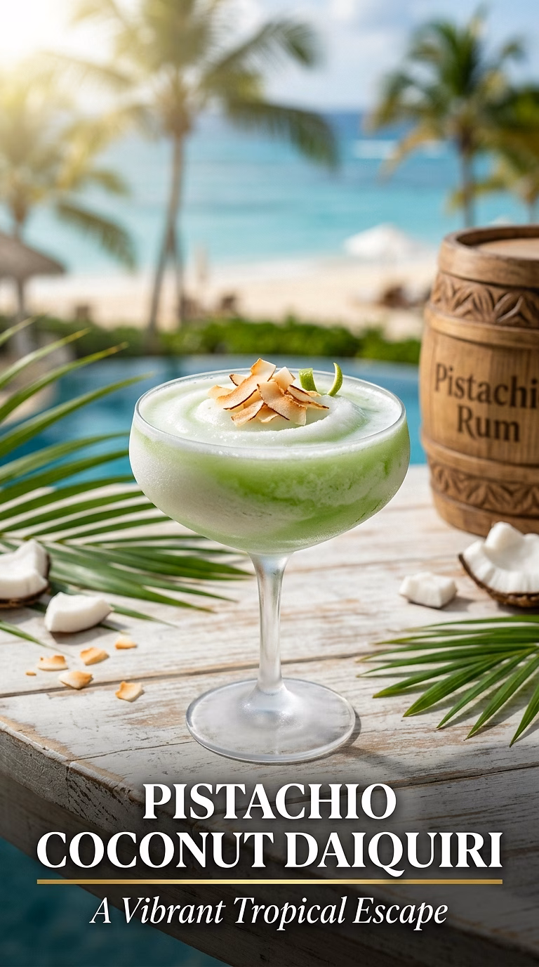 Pistachio Coconut Daiquiri