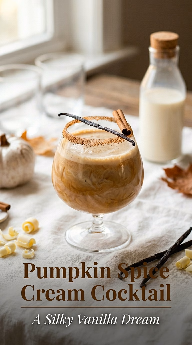Pumpkin Spice Cream Cocktail