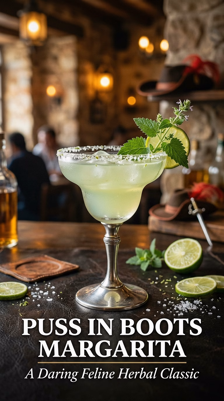Puss in Boots Catnip Margarita