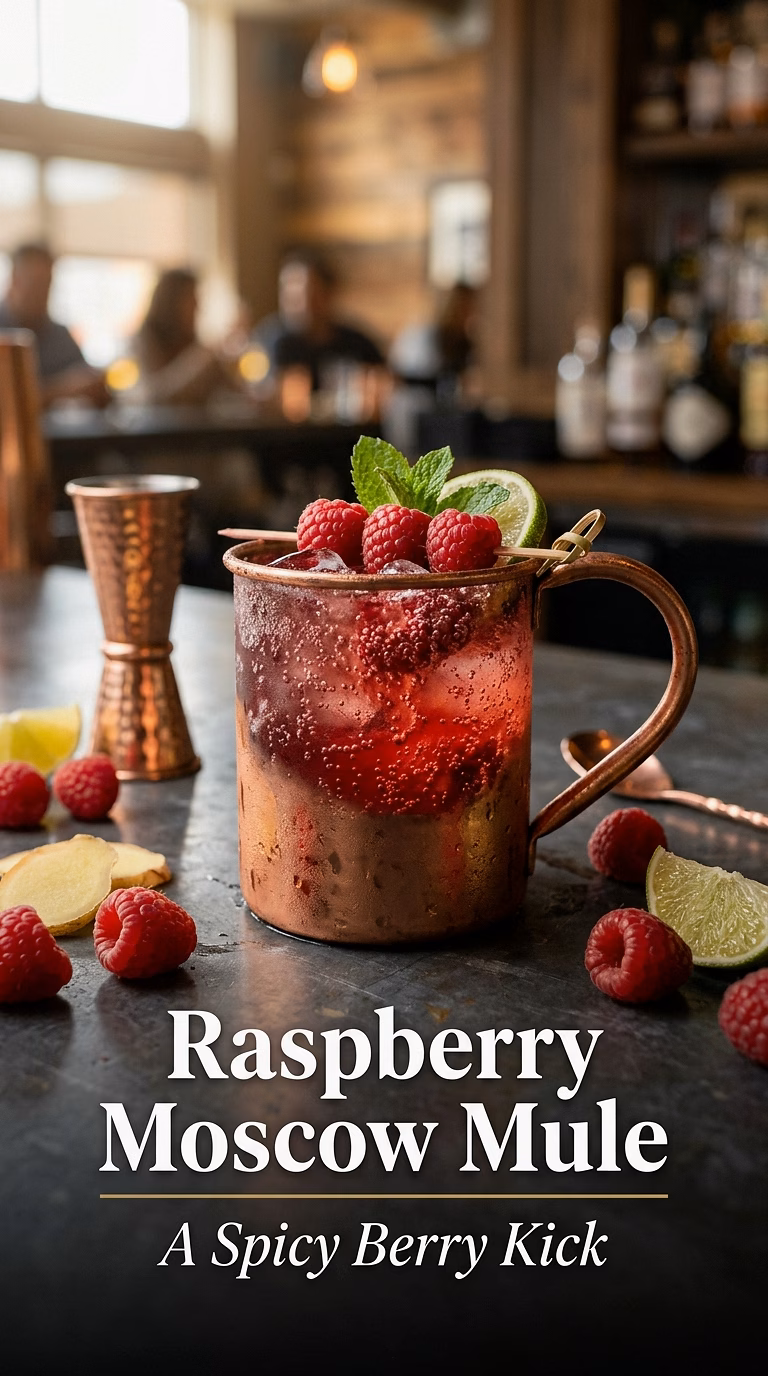 Raspberry Moscow Mule