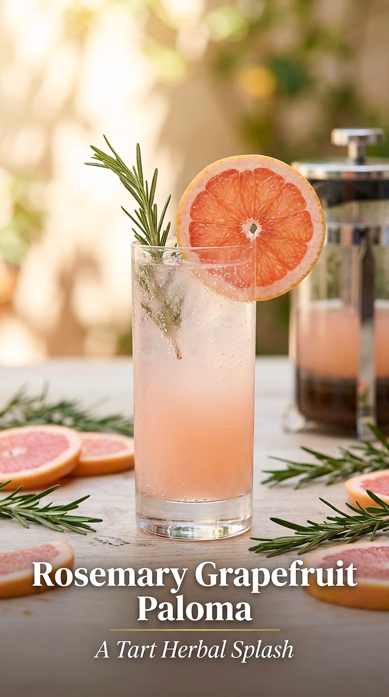 Rosemary Grapefruit Paloma