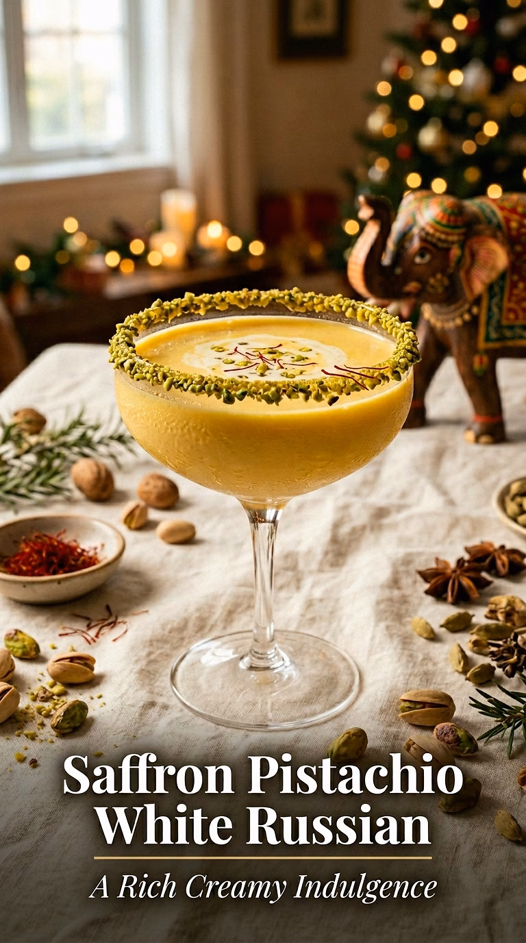 Saffron Pistachio White Russian