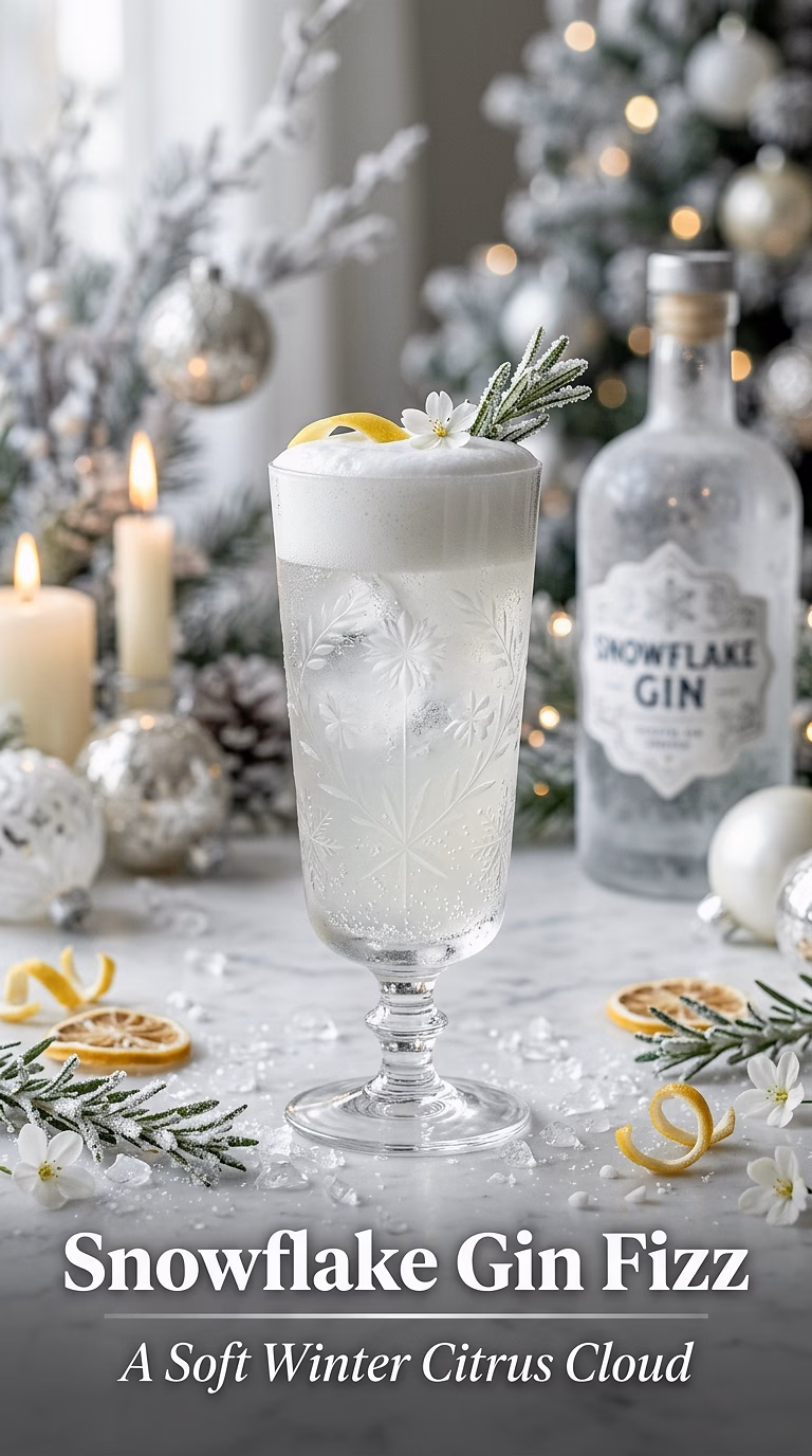 Snowflake Gin Fizz