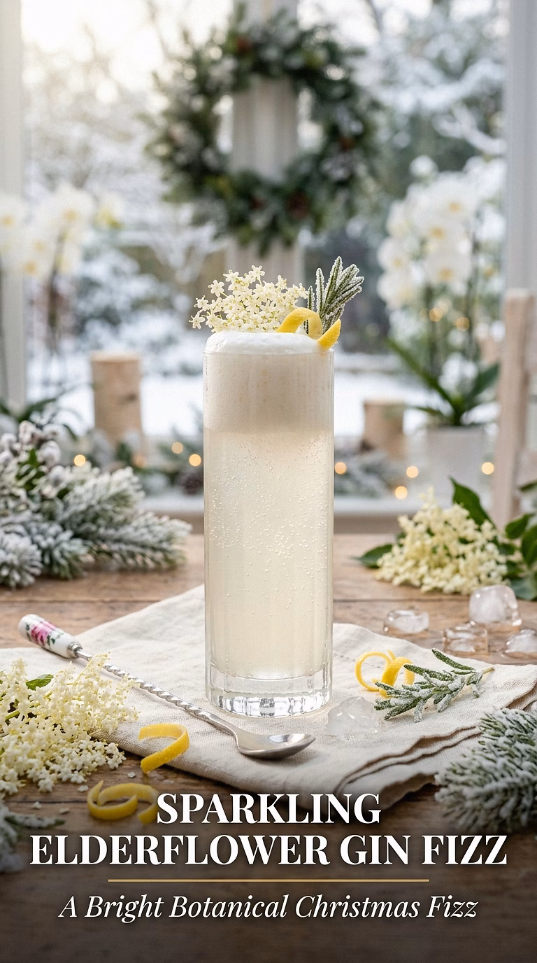 Sparkling Elderflower Gin Fizz