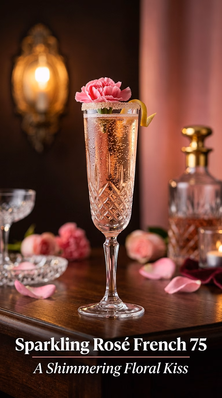 Sparkling Rosé French 75
