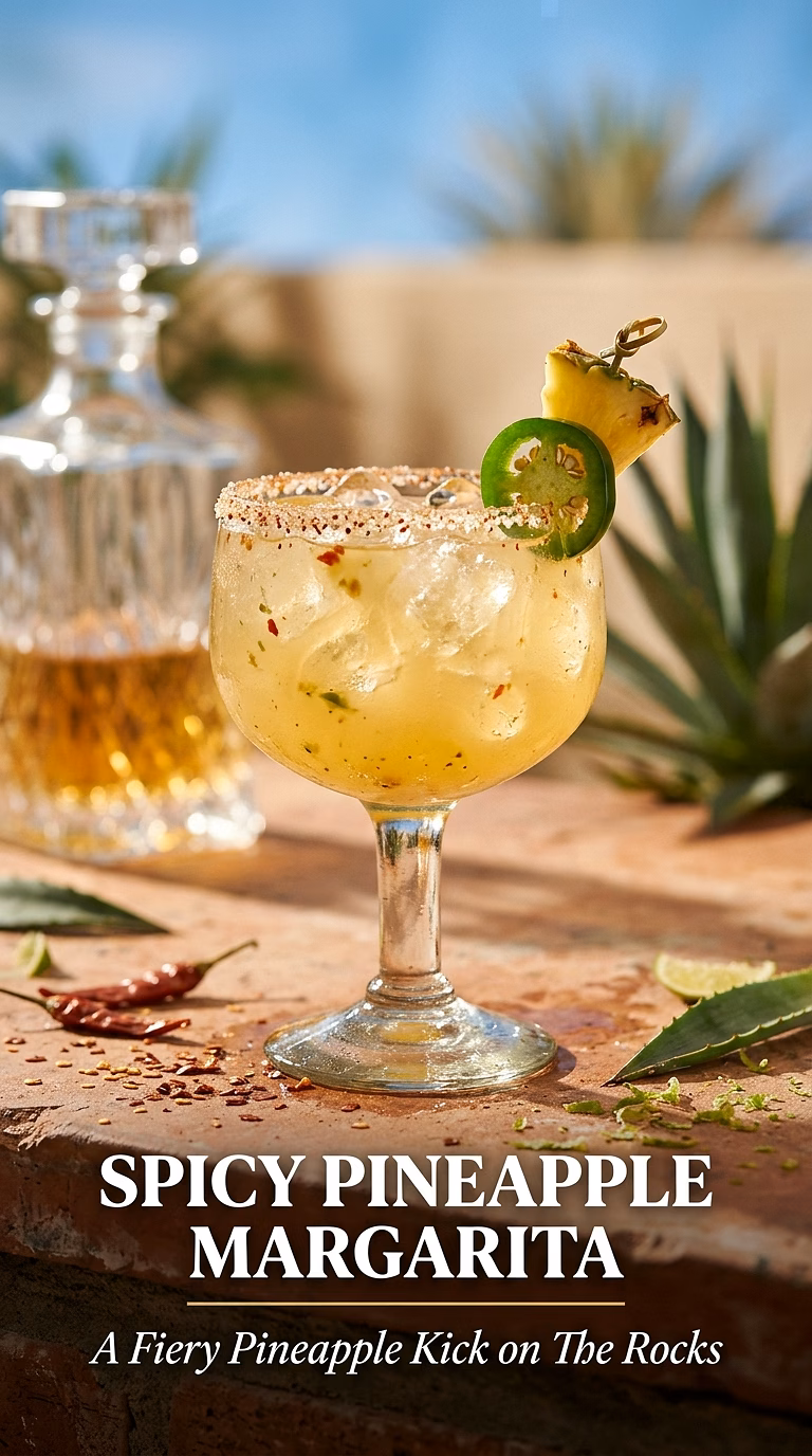 Spicy Jalapeño Pineapple Margarita
