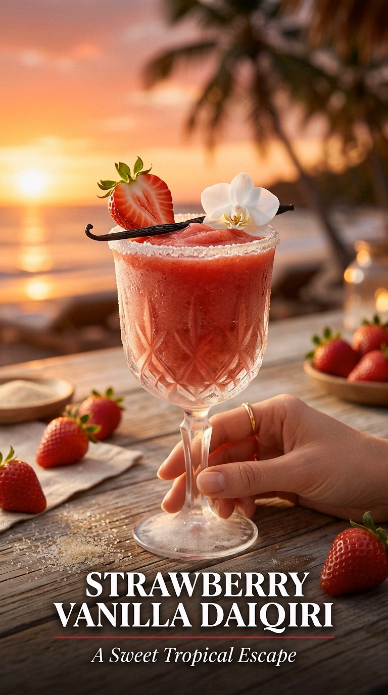 Strawberry Vanilla Daiquiri