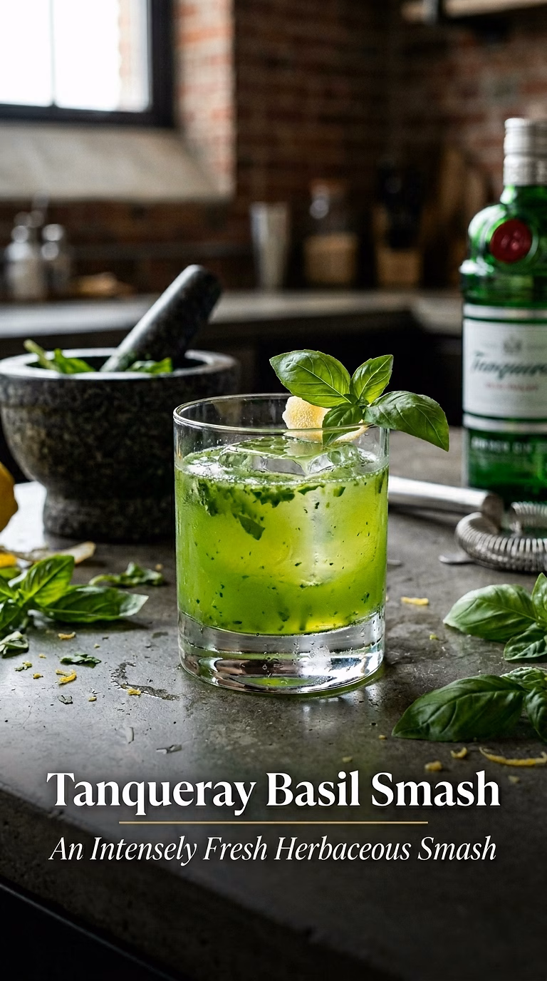 Tanqueray Basil Smash