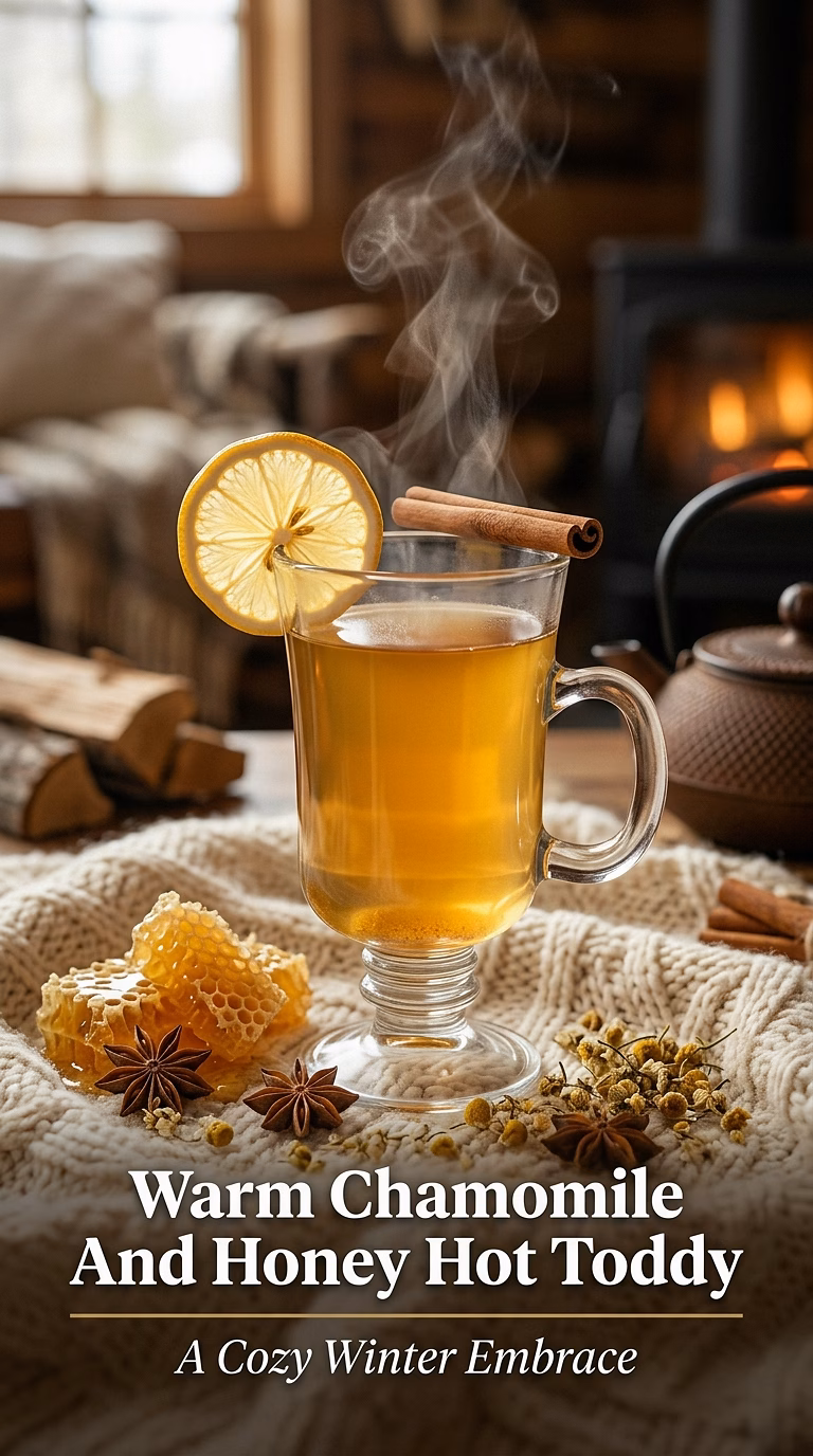 Warm Chamomile And Honey Hot Toddy