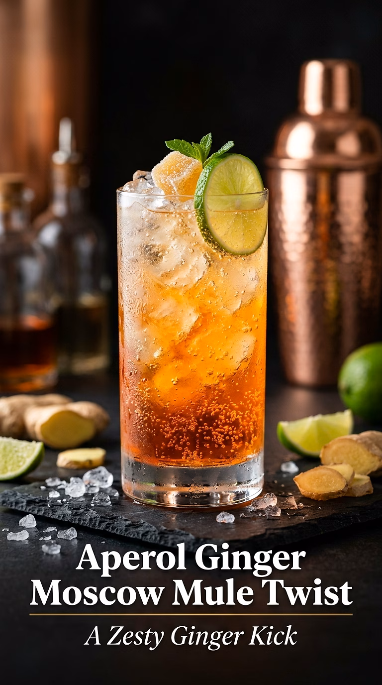 Aperol Ginger Moscow Mule Twist