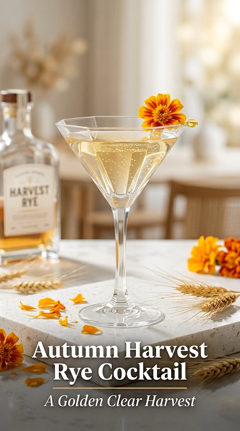Autumn Harvest Rye Cocktail