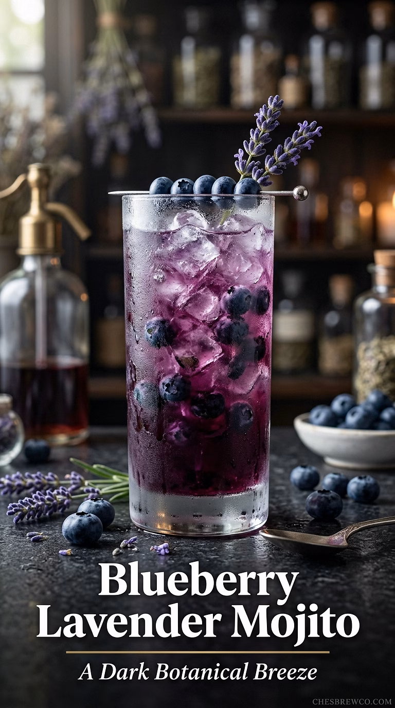 Blueberry Lavender Mojito