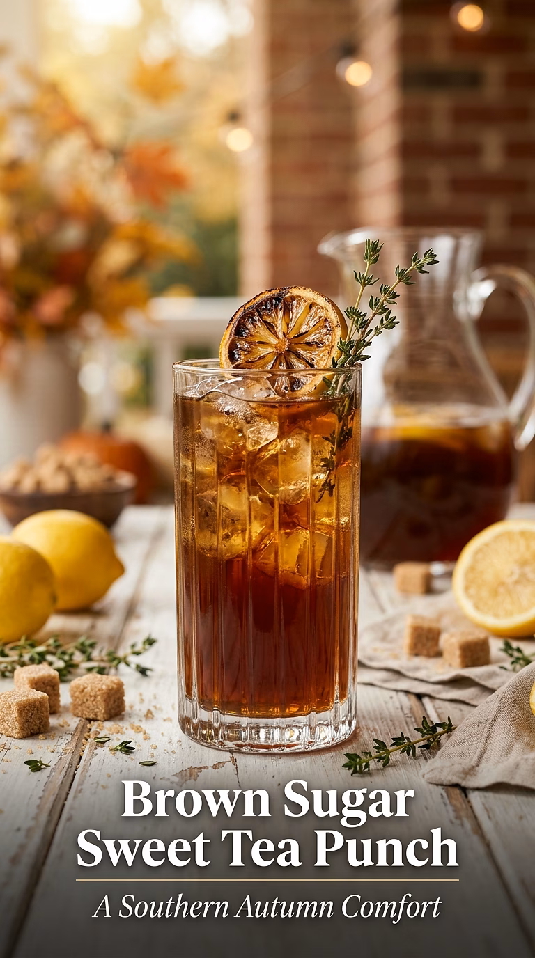 Brown Sugar Bourbon Sweet Tea Punch