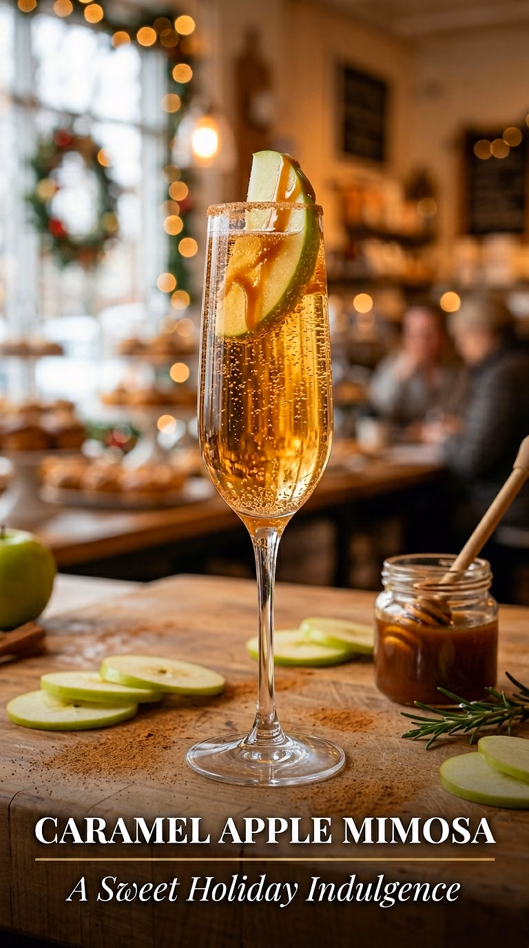 Caramel Apple Prosecco Mimosa