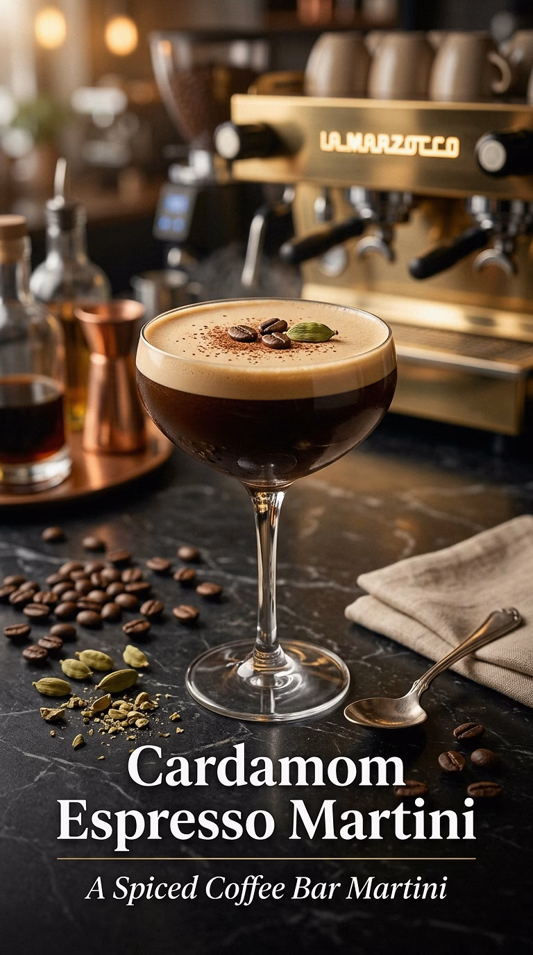 Cardamom Espresso Martini