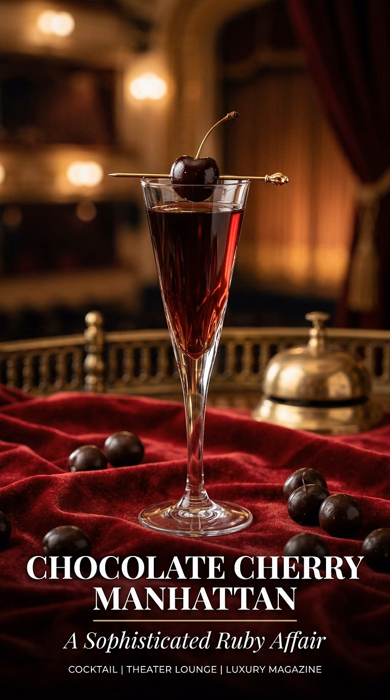 Chocolate Cherry Manhattan